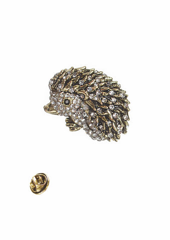 Hot Tomato Hedgehog brooch