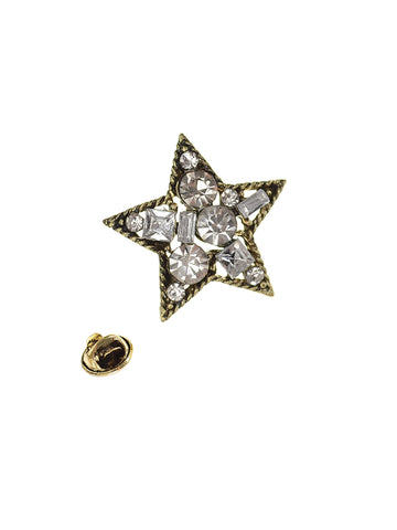 Follow the North star pin brooch