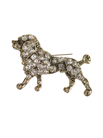 Hot Tomato Spaniel brooch