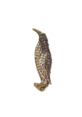 Emperor penguin brooch