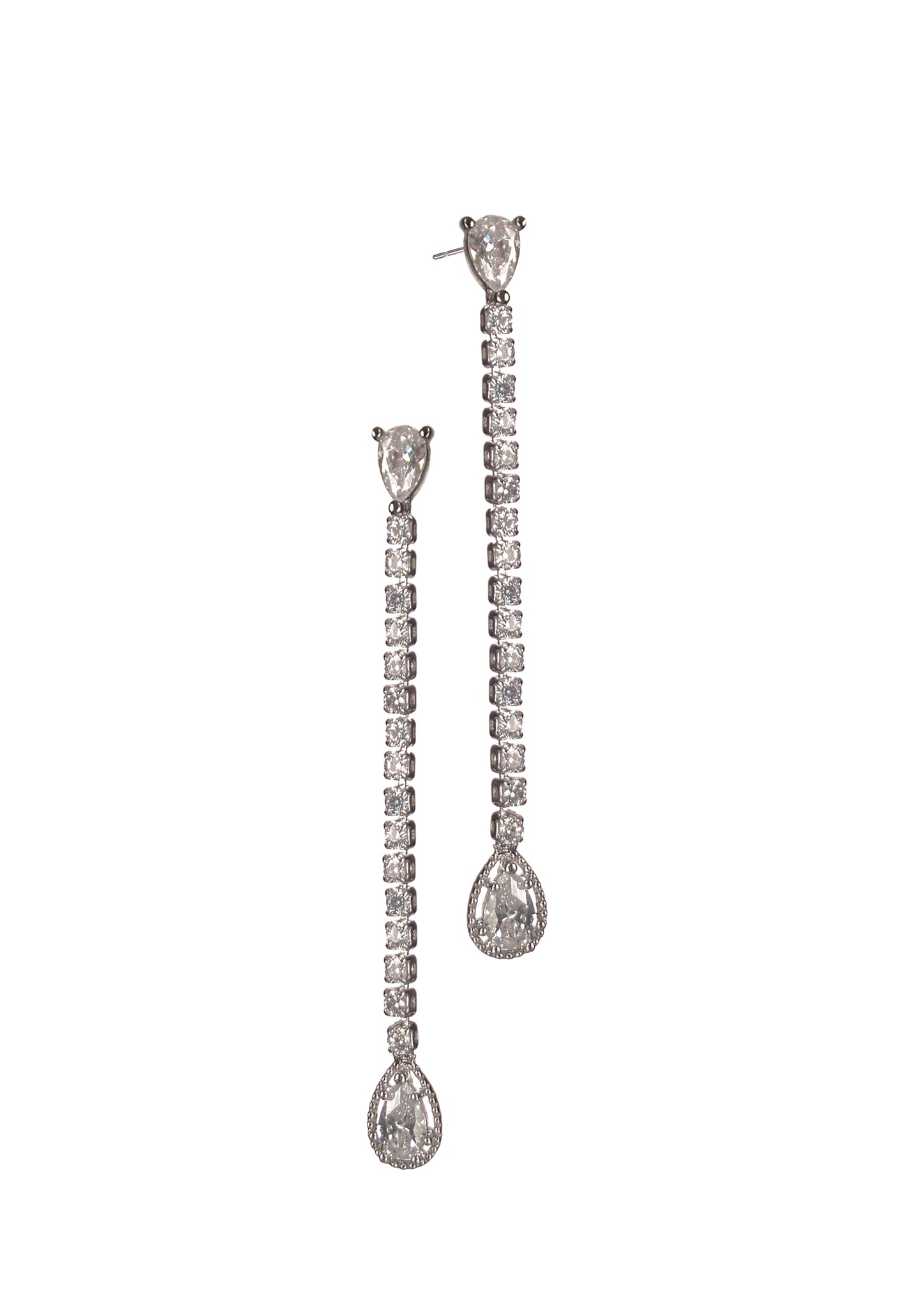 Hot Tomato pearl drop sparkly earrings
