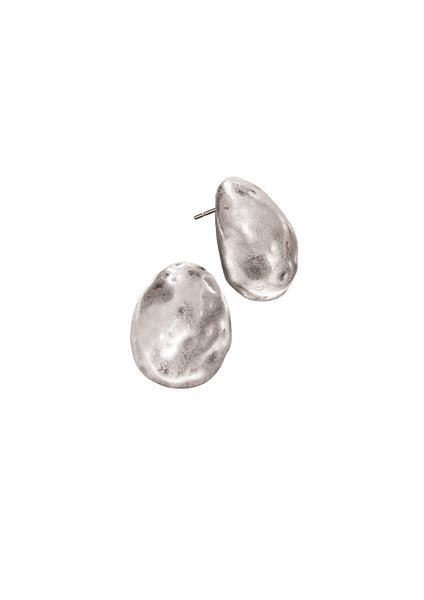 Hot Tomato Pebble shape earrings
