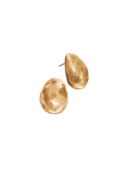 Hot Tomato Pebble shape earrings