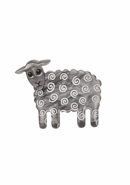 Hot Tomato acrylic brooch-Sheep