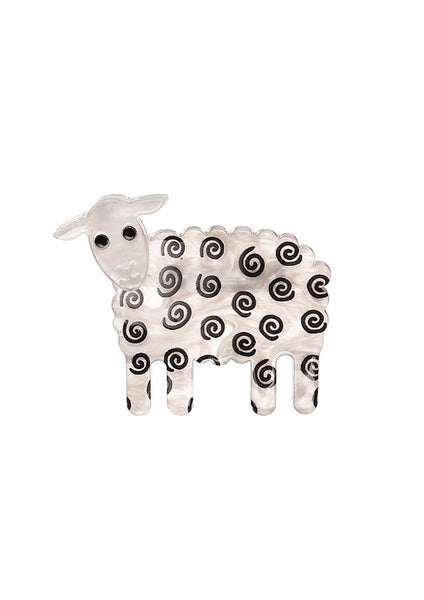 Hot Tomato acrylic brooch-Sheep
