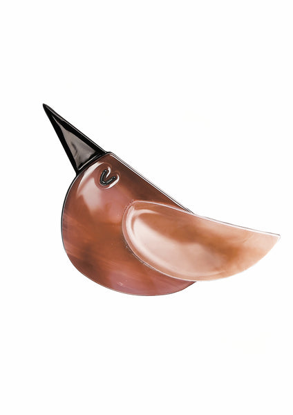 Hot Tomato acrylic brooch-Bird