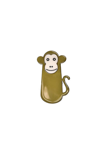 Hot Tomato acrylic brooch-Monkey