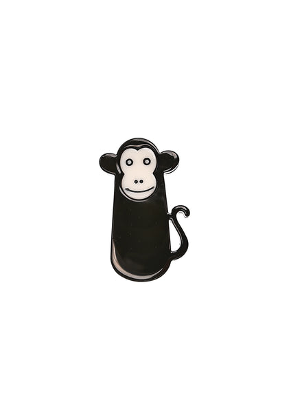 Hot Tomato acrylic brooch-Monkey