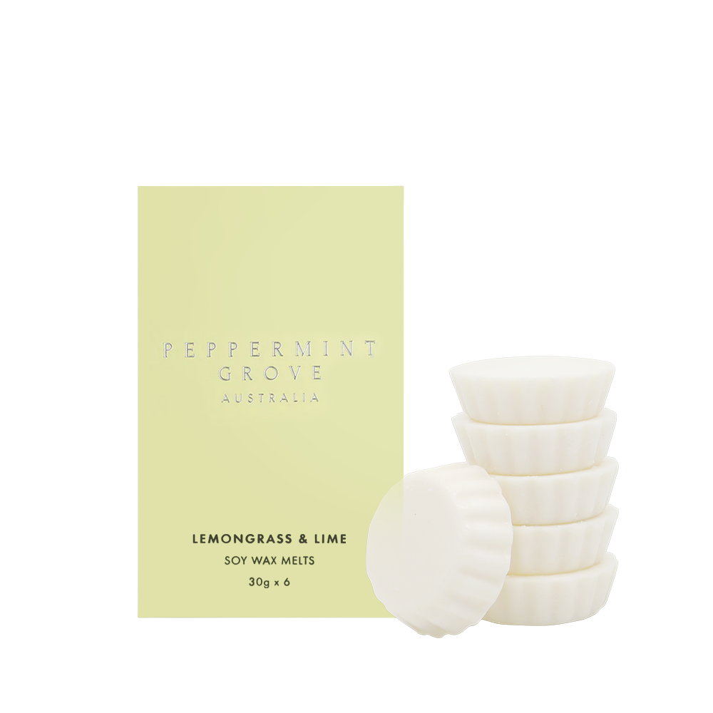 Peppermint Grove wax melts-Lemongrass & Lime
