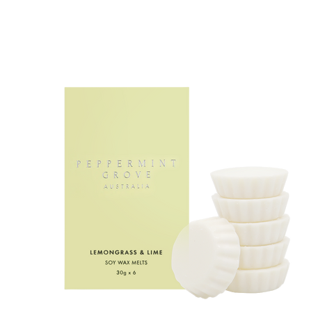 Peppermint Grove wax melts-Lemongrass & Lime