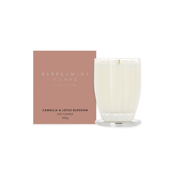 Soy wax scented candle (medium 200 gram) by Peppermint Grove