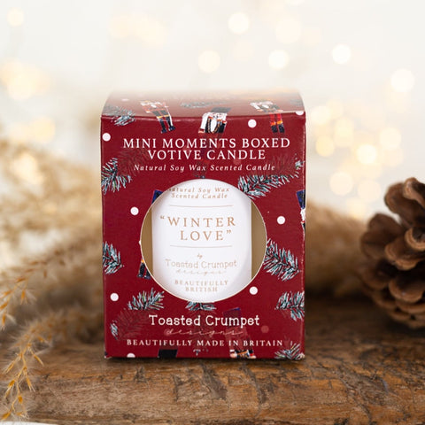 Toasted Crumpet votive candle-Nutcracker