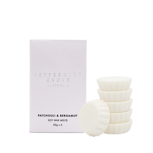 Peppermint Grove wax melts-Patchouli and Bergamot