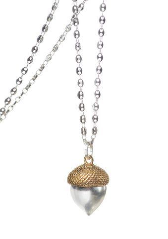 Acorn pendant necklace