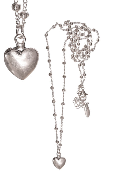 Hot Tomato heart pendant necklace