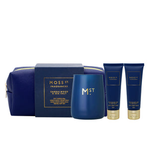 MOSS St Travel gift set-Sandalwood and Sea Salt