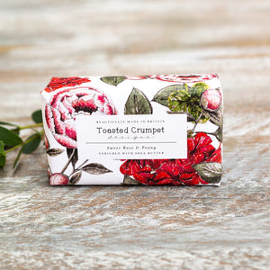 Toasted Crumpet Soap bar= Sweet Rose & Peony