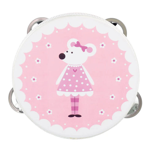 Pink mouse tamborine