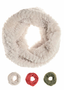 Super soft faux fur snood - 3 colours