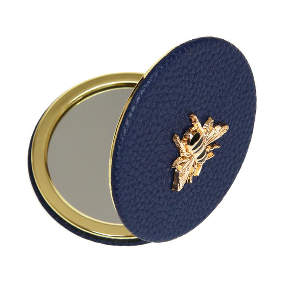 Alice Wheeler compact mirror -Navy