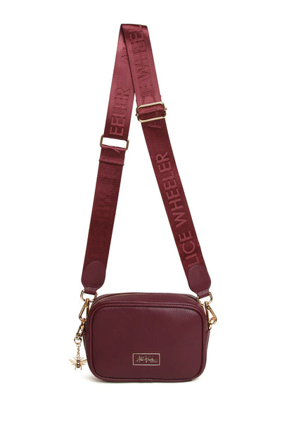 Alice Wheeler mini soho bag-Berry