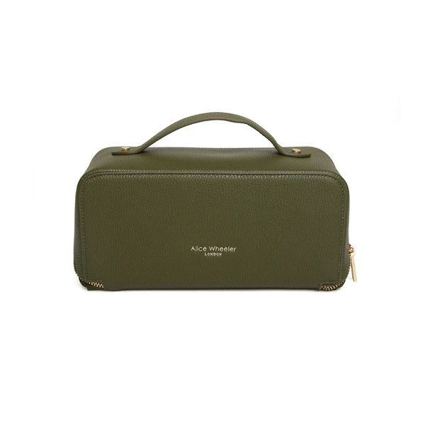 Alice Wheeler mini train case- Olive