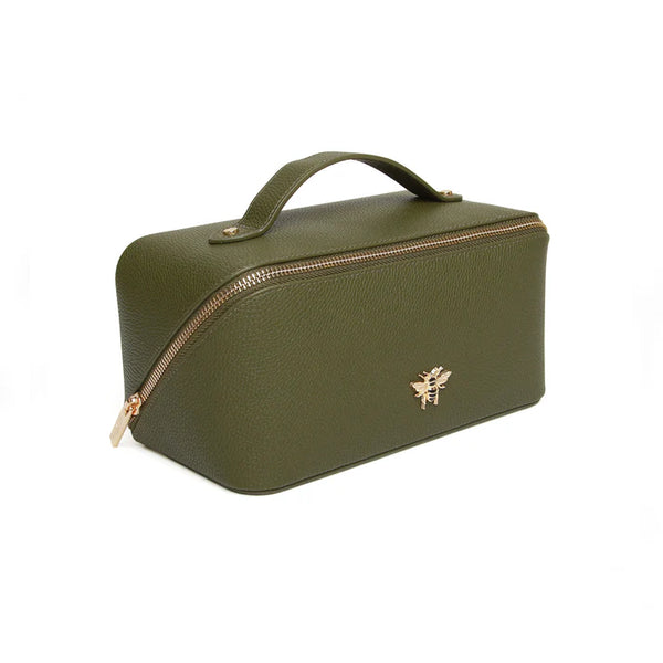 Alice Wheeler mini train case- Olive