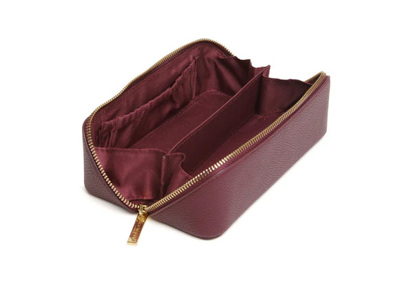 Alice Wheeler small train case - Berry