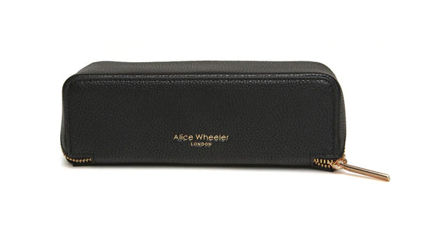 Alice Wheeler small train case -Black