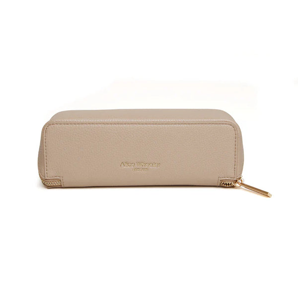 Alice Wheeler small train case- Stone