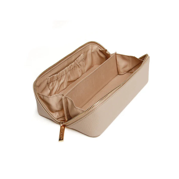 Alice Wheeler small train case- Stone