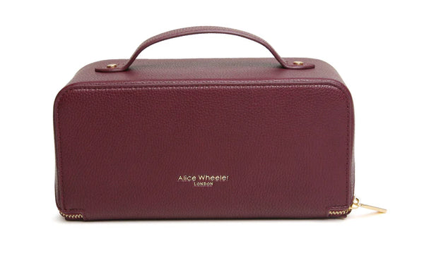 Alice Wheeler train case -Berry
