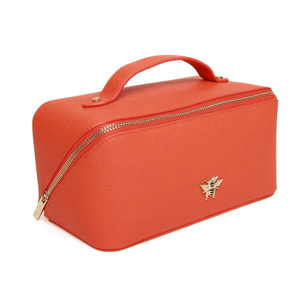 Alice Wheeler train case -Orange