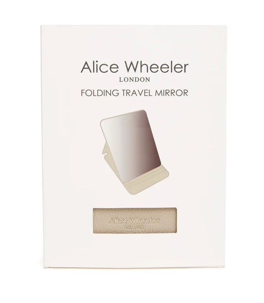 Alice Wheeler travel mirror-Stone
