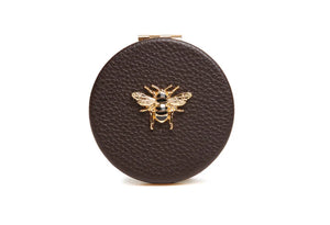 Alice Wheeler compact mirror- Chocolate