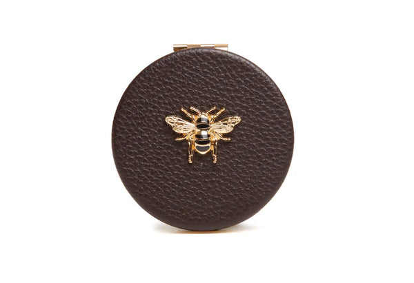 Alice Wheeler compact mirror- Chocolate