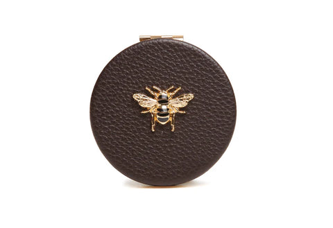 Alice Wheeler compact mirror- Chocolate