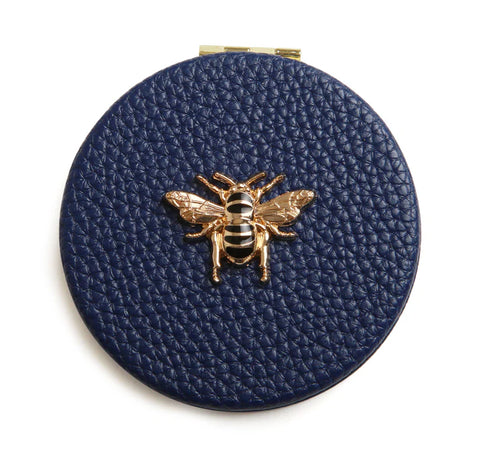Alice Wheeler compact mirror -Navy