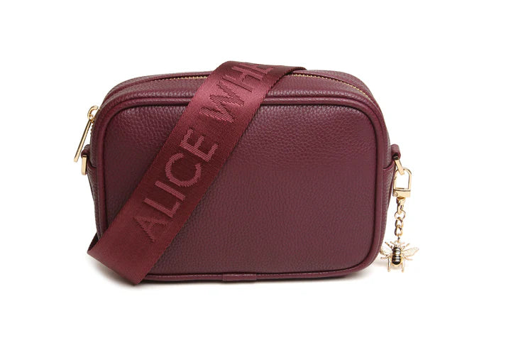 Alice Wheeler mini soho bag-Berry