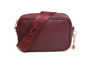 Alice Wheeler mini soho bag-Berry