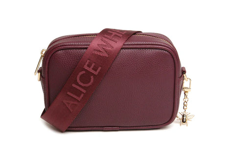 Alice Wheeler mini soho bag-Berry