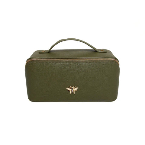 Alice Wheeler mini train case- Olive