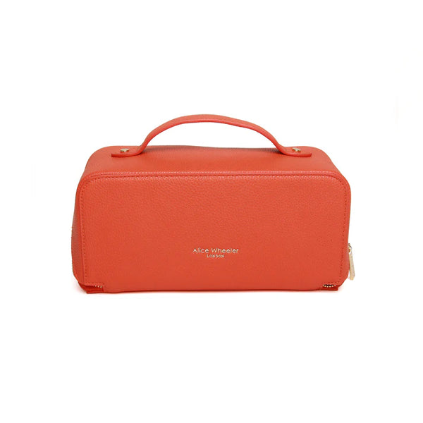 Alice Wheeler mini train case- Orange