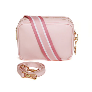 Alice Wheeler camera bag- Pastel Pink