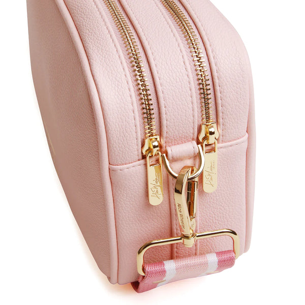 Alice Wheeler camera bag- Pastel Pink