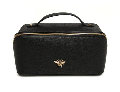 Alice Wheeler train case- Black
