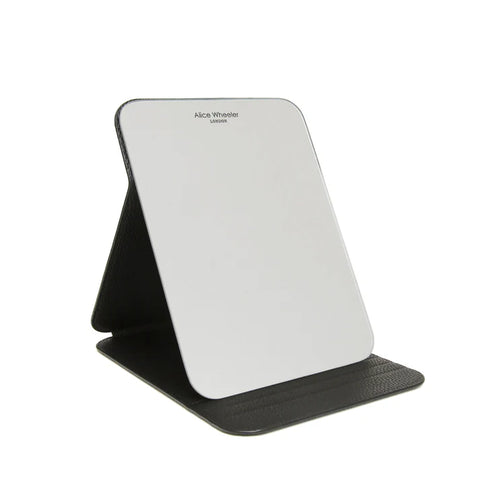 Alice Wheeler folding travel mirror-Navy