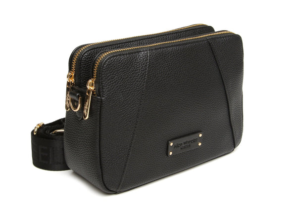Alice Wheeler Kensington double zip CB Bag -black