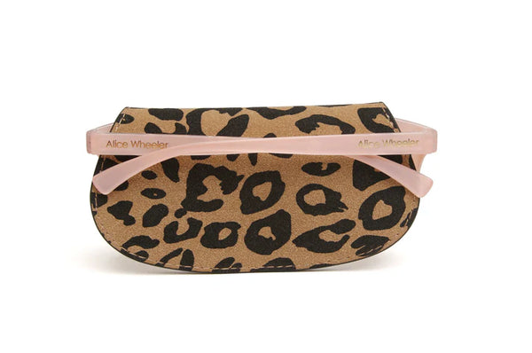 Alice Wheeler glasses case-Dark Leopard