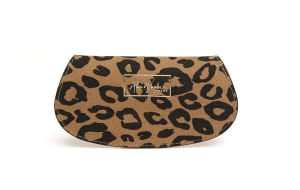 Alice Wheeler glasses case-Dark Leopard